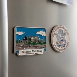 Vintage Virginia City Las Vegas Nevada Souvenir Tourist Magnets Lot of 2